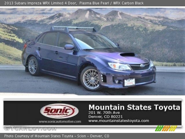 2013 Subaru Impreza WRX Limited 4 Door in Plasma Blue Pearl