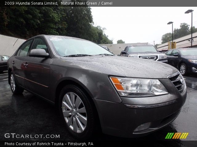 2009 Hyundai Sonata Limited in Natural Khaki Green