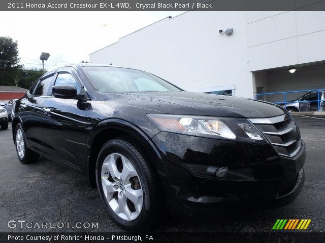 Crystal Black Pearl 2011 Honda Accord Crosstour Ex L 4wd