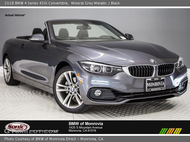 2018 BMW 4 Series 430i Convertible in Mineral Grey Metallic