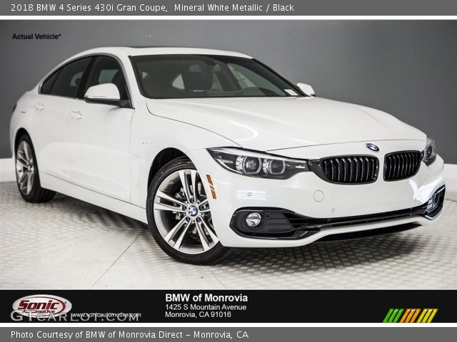 2018 BMW 4 Series 430i Gran Coupe in Mineral White Metallic