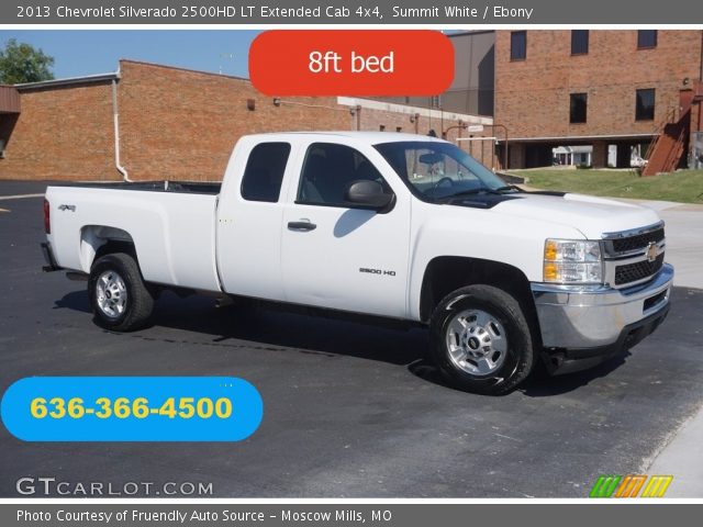 2013 Chevrolet Silverado 2500HD LT Extended Cab 4x4 in Summit White
