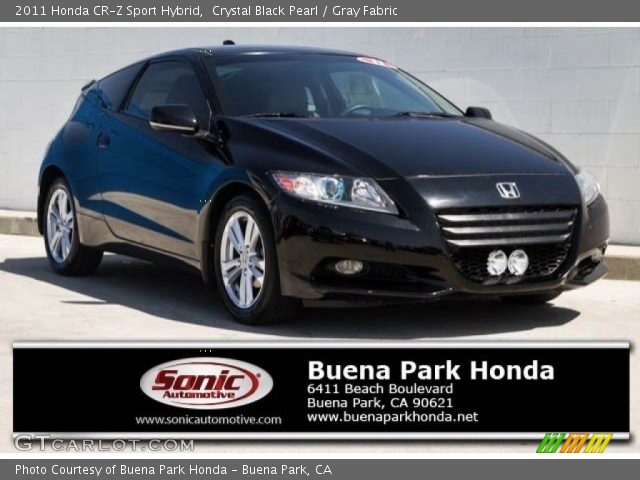 2011 Honda CR-Z Sport Hybrid in Crystal Black Pearl