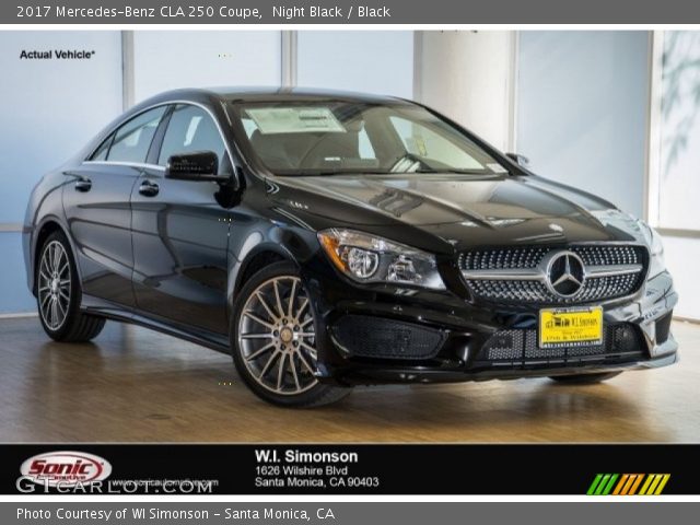 2017 Mercedes-Benz CLA 250 Coupe in Night Black