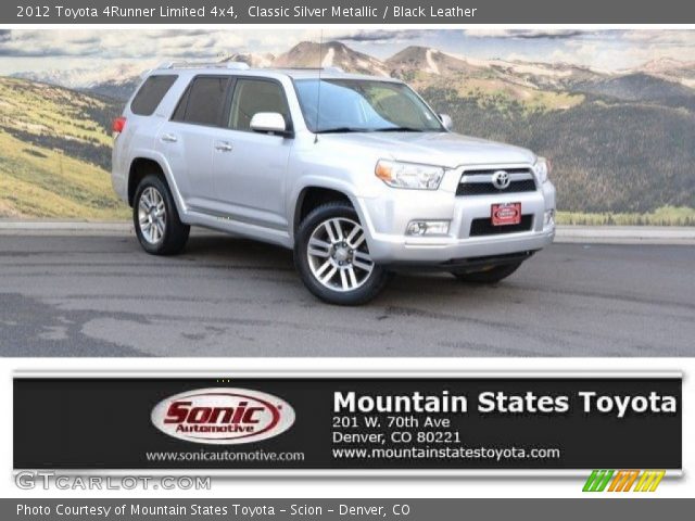 2012 Toyota 4Runner Limited 4x4 in Classic Silver Metallic