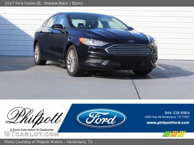 2017 Ford Fusion SE in Shadow Black