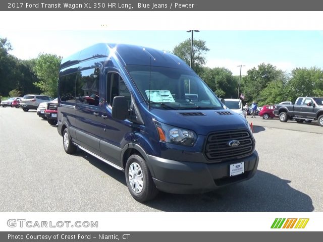 2017 Ford Transit Wagon XL 350 HR Long in Blue Jeans