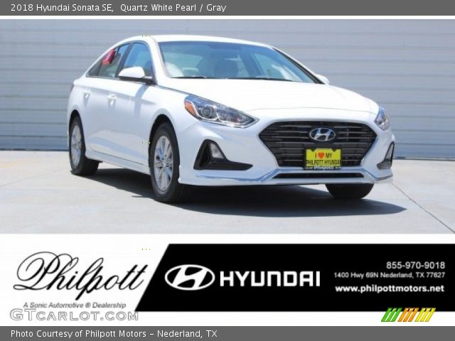 2018 Hyundai Sonata SE in Quartz White Pearl