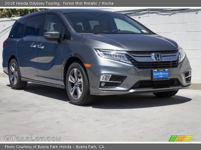 2018 Honda Odyssey Touring in Forest Mist Metallic