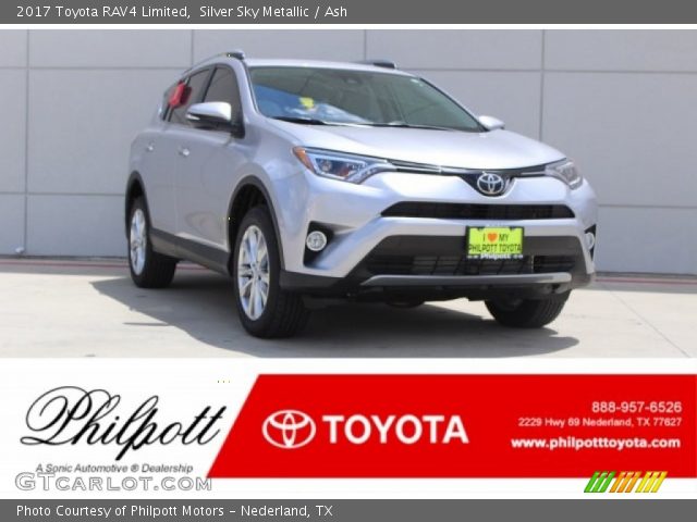 2017 Toyota RAV4 Limited in Silver Sky Metallic