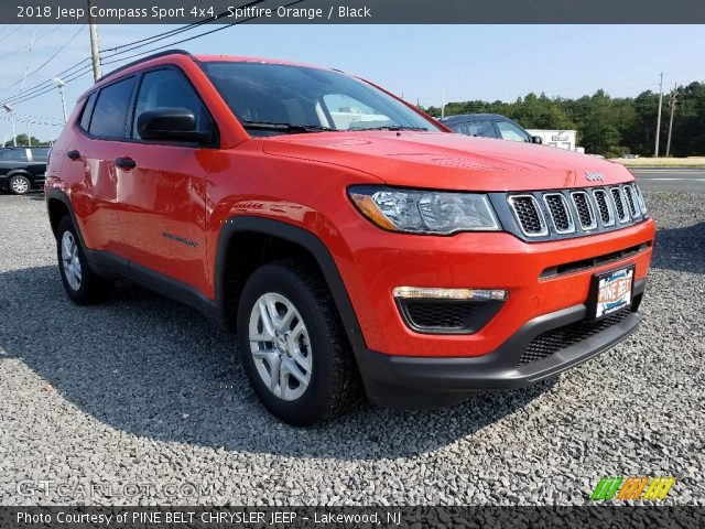 2018 Jeep Compass Sport 4x4 in Spitfire Orange