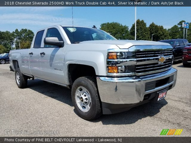 2018 Chevrolet Silverado 2500HD Work Truck Double Cab 4x4 in Silver Ice Metallic