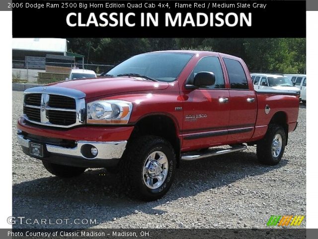 2006 Dodge Ram 2500 Big Horn Edition Quad Cab 4x4 in Flame Red