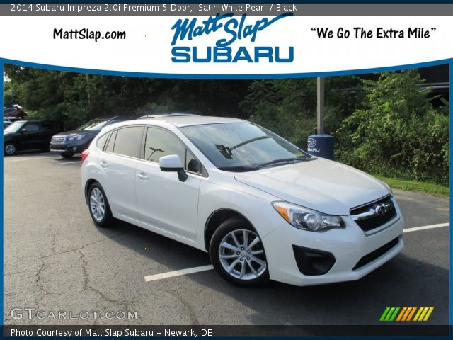 2014 Subaru Impreza 2.0i Premium 5 Door in Satin White Pearl