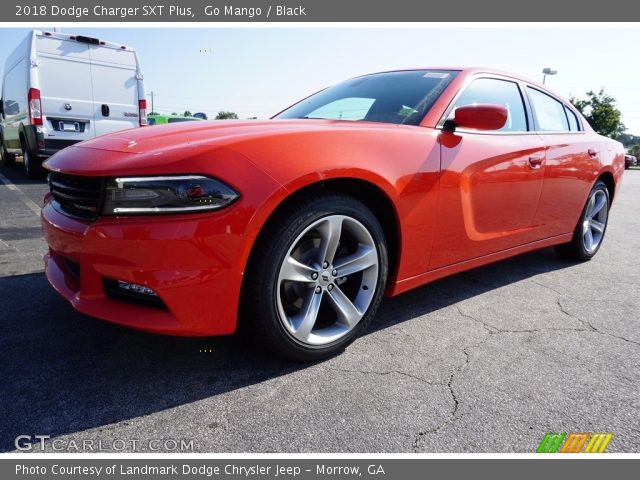2018 Dodge Charger SXT Plus in Go Mango