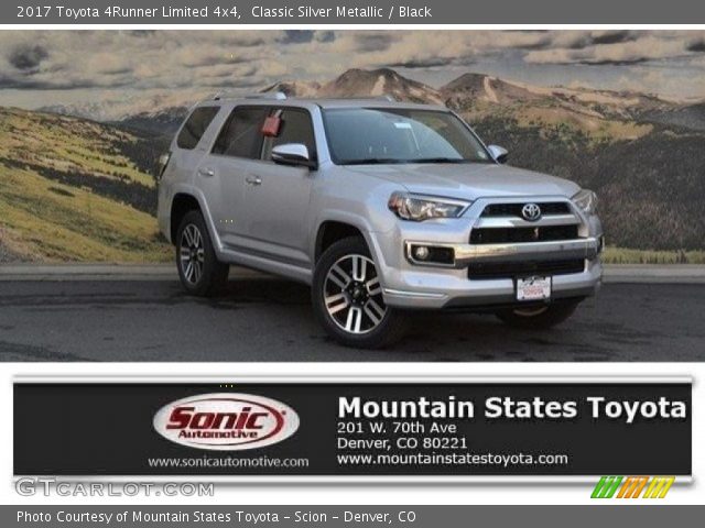 2017 Toyota 4Runner Limited 4x4 in Classic Silver Metallic