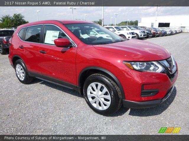 2017 Nissan Rogue S AWD in Palatial Ruby