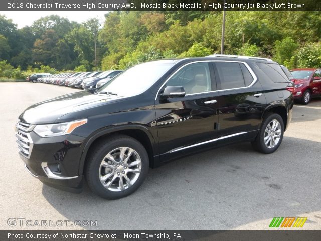 2018 Chevrolet Traverse High Country AWD in Mosaic Black Metallic