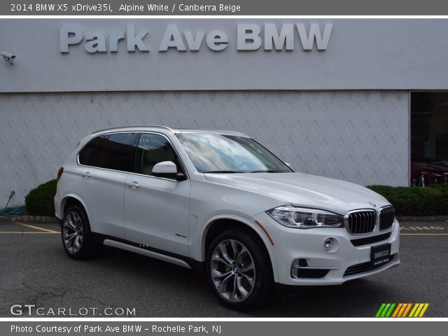 2014 BMW X5 xDrive35i in Alpine White