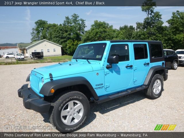 2017 Jeep Wrangler Unlimited Sport 4x4 in Chief Blue