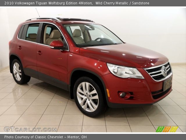 2010 Volkswagen Tiguan Wolfsburg Edition 4Motion in Wild Cherry Metallic