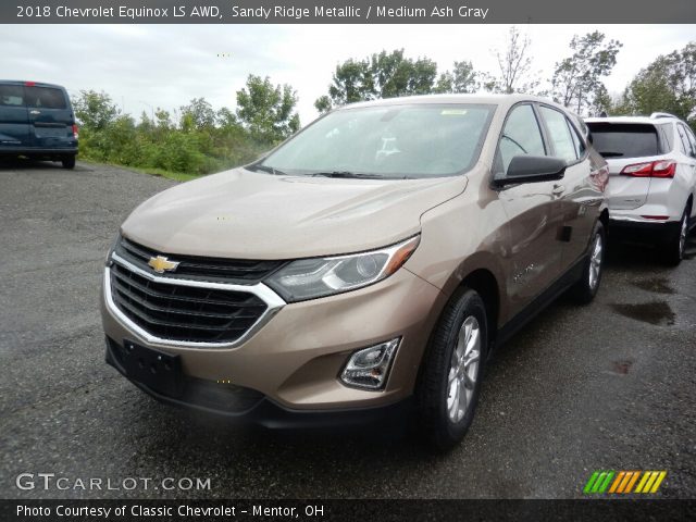2018 Chevrolet Equinox LS AWD in Sandy Ridge Metallic