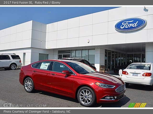 2017 Ford Fusion SE in Ruby Red