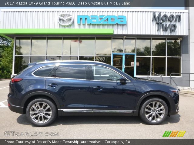 2017 Mazda CX-9 Grand Touring AWD in Deep Crystal Blue Mica