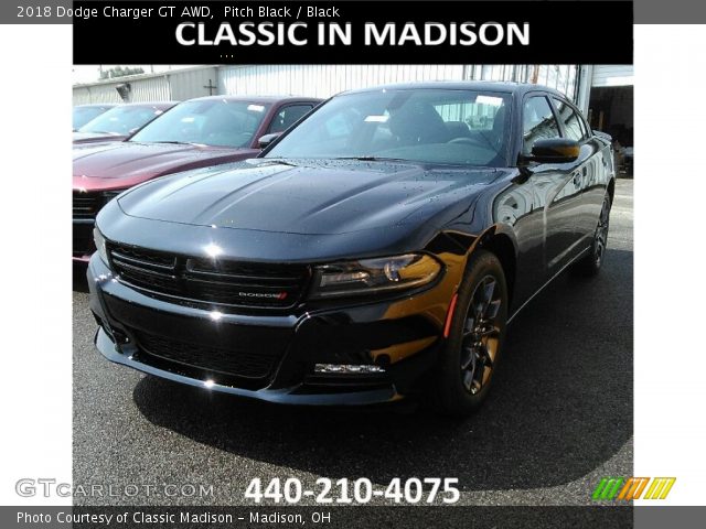 2018 Dodge Charger GT AWD in Pitch Black