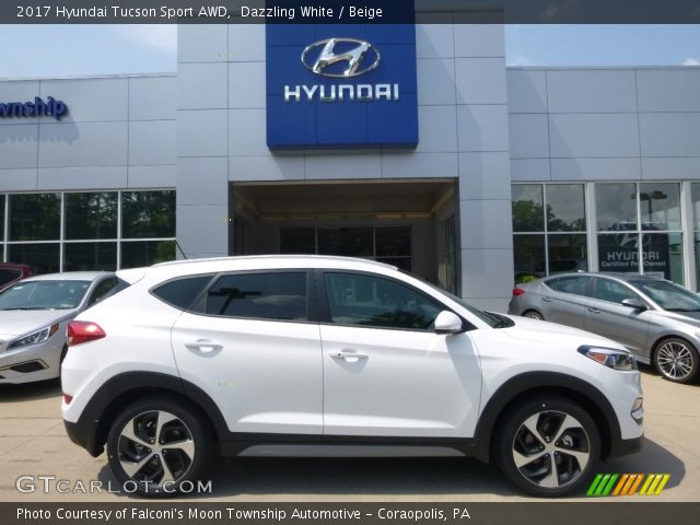 2017 Hyundai Tucson Sport AWD in Dazzling White