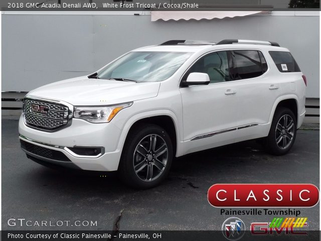 2018 GMC Acadia Denali AWD in White Frost Tricoat