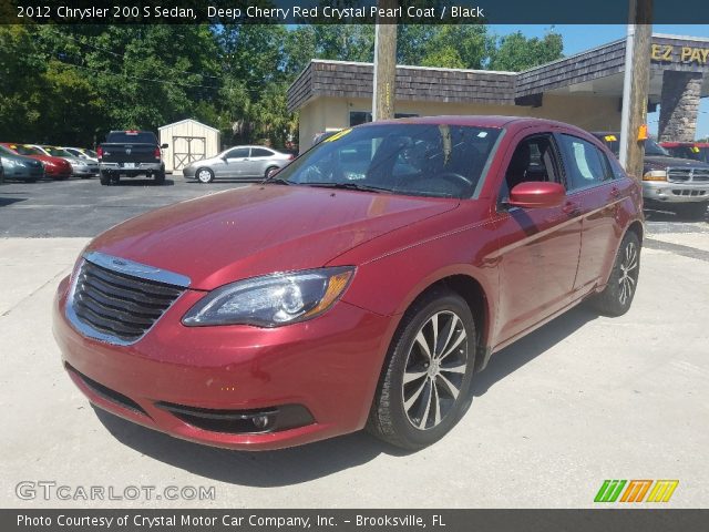 2012 Chrysler 200 S Sedan in Deep Cherry Red Crystal Pearl Coat