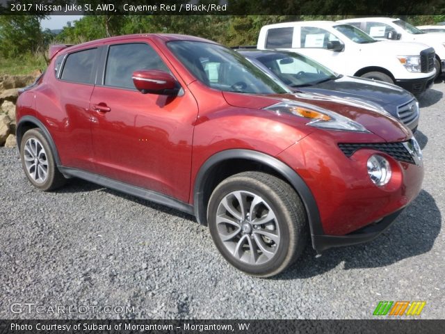 2017 Nissan Juke SL AWD in Cayenne Red