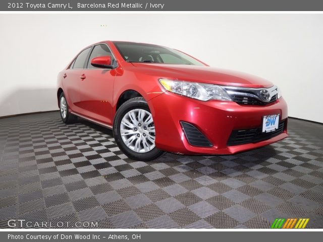 2012 Toyota Camry L in Barcelona Red Metallic