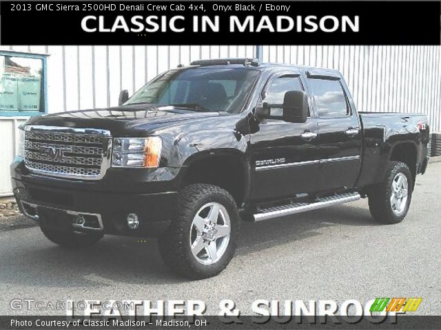 2013 GMC Sierra 2500HD Denali Crew Cab 4x4 in Onyx Black