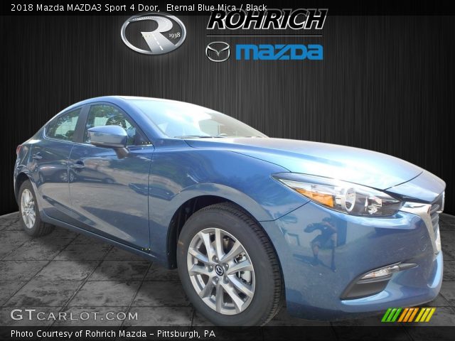 2018 Mazda MAZDA3 Sport 4 Door in Eternal Blue Mica