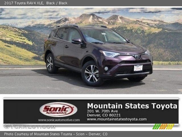 2017 Toyota RAV4 XLE in Black