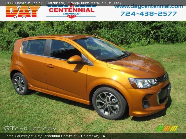2017 Chevrolet Sonic LT Hatchback in Orange Burst Metallic