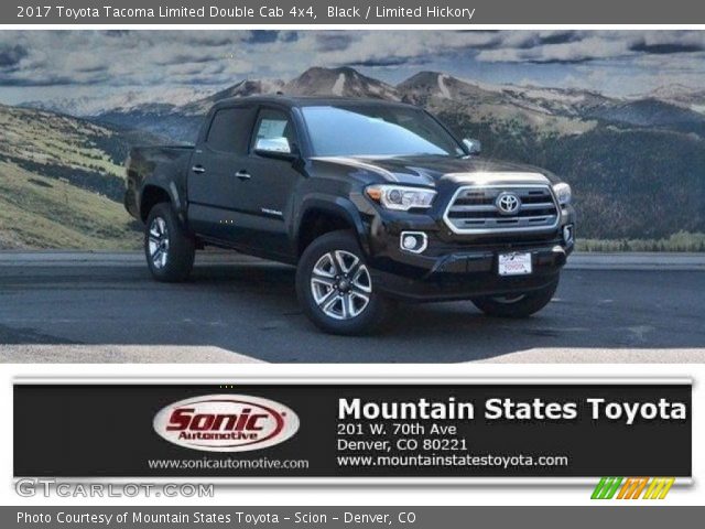 2017 Toyota Tacoma Limited Double Cab 4x4 in Black