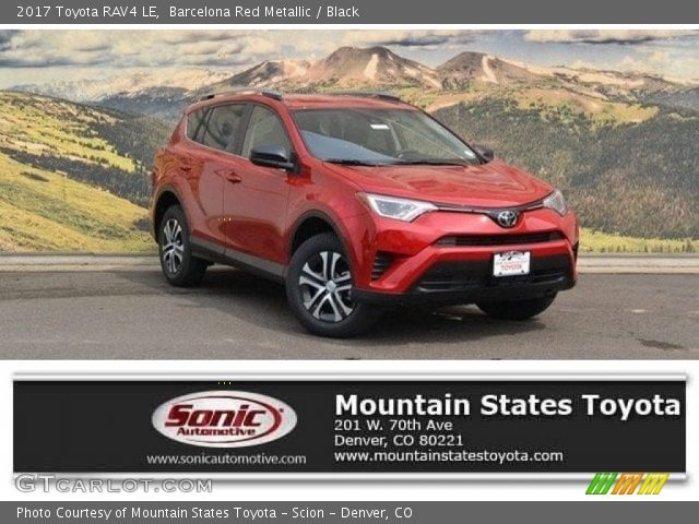 2017 Toyota RAV4 LE in Barcelona Red Metallic