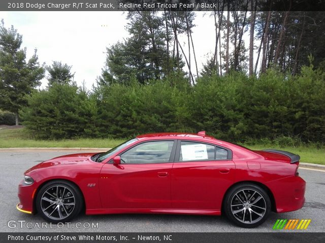 2018 Dodge Charger R/T Scat Pack in Redline Red Tricoat Pearl