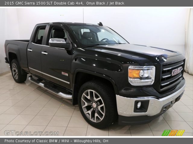 2015 GMC Sierra 1500 SLT Double Cab 4x4 in Onyx Black