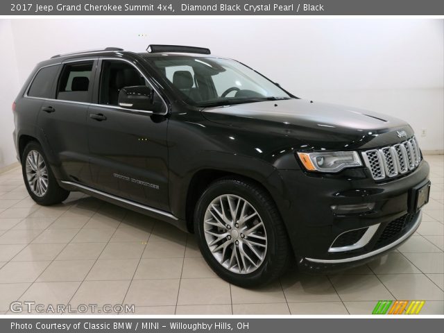 2017 Jeep Grand Cherokee Summit 4x4 in Diamond Black Crystal Pearl