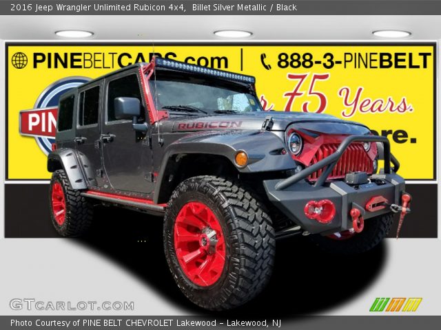 2016 Jeep Wrangler Unlimited Rubicon 4x4 in Billet Silver Metallic