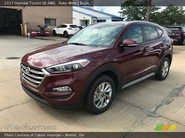 2017 Hyundai Tucson SE AWD in Ruby Wine