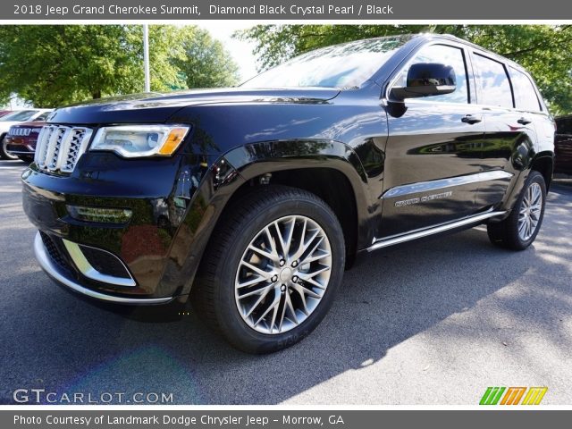 2018 Jeep Grand Cherokee Summit in Diamond Black Crystal Pearl