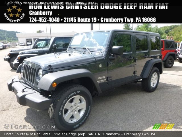 2017 Jeep Wrangler Unlimited Sport 4x4 in Rhino