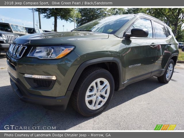 2018 Jeep Compass Sport in Olive Green Pearl