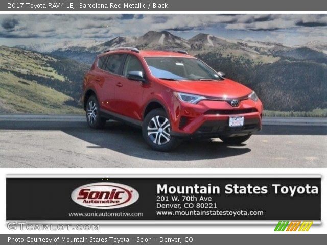 2017 Toyota RAV4 LE in Barcelona Red Metallic