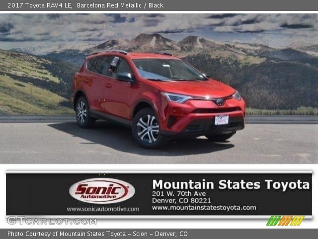 2017 Toyota RAV4 LE in Barcelona Red Metallic